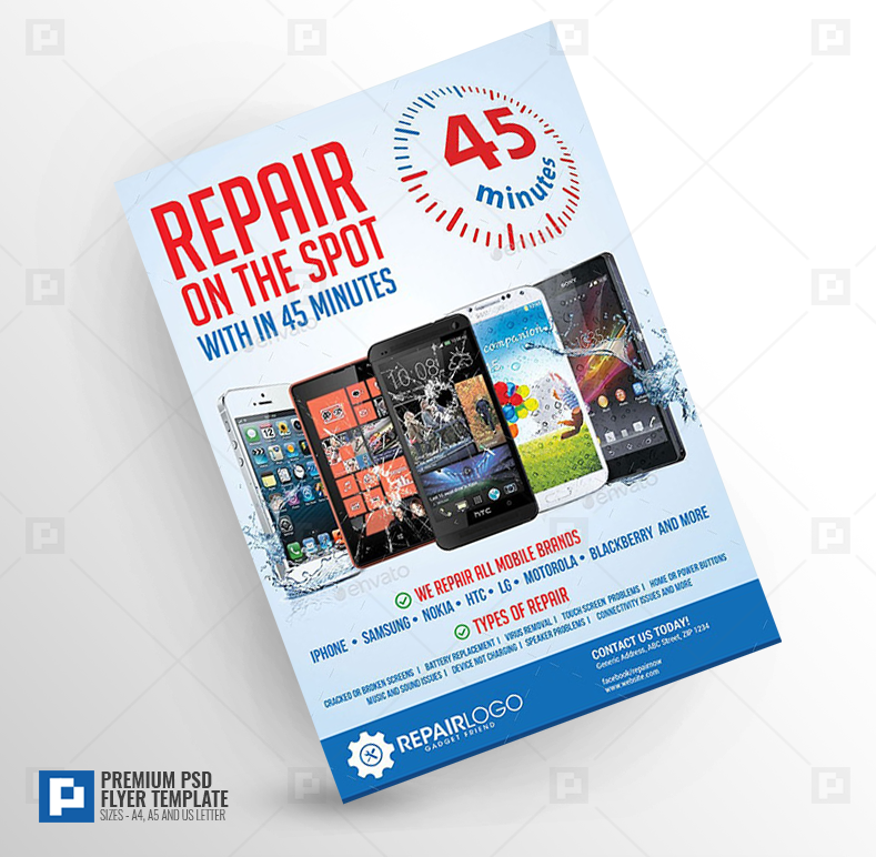 Service Gadget Repair - PSDPixel