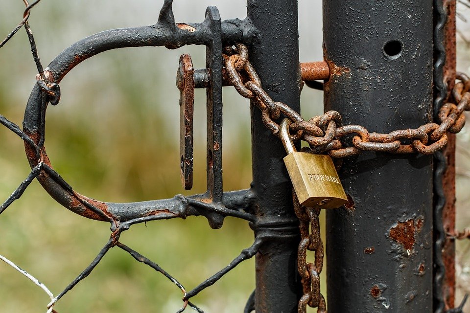 Free photo: Padlock, Lock, Chain, Gate - Free Image on Pixabay - 474089
