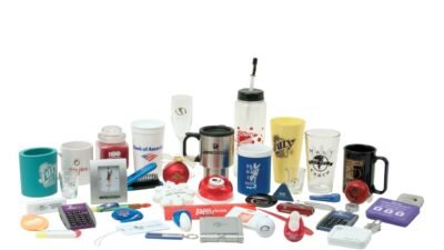 Electronic gadgets promotional posters Royalty Free Vector